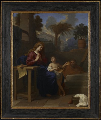 The Holy Family in Egypt by Charles LeBrun